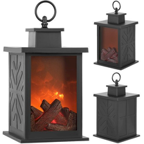 Dekoracija Fusion Accessories Old Lantern, 28 cm, 14 cm, juoda sp.