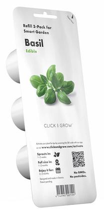 Išmanios daigyklos sėklos Click & Grow, bazilikai, 50 g, 3 vnt.