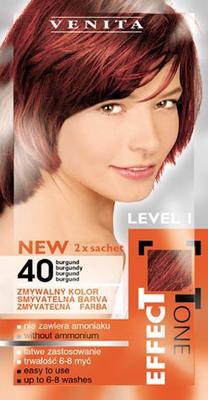 Tonuojantis gelis Venita Effect Tone, burgundy sp., Burgundy 40, 25 ml