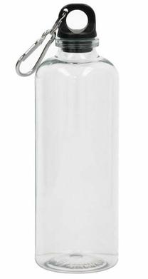 Ūdens pudele Summer Enjoy, caurspīdīga krās./melna krās., plastmasa, 0.59 l