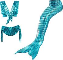 Karnavalinis kostiumas vaikams Master Mermaid, mėlyna sp./žalia sp., 120 cm