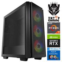 Стационарный компьютер Intop Ryzen 7 8700F, 1 TB, DDR5 16 GB, SSD 1 TB, Nvidia GeForce RTX 3050 6 GB GDDR6, Windows 11 Pro