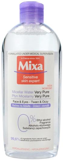 Micelārais ūdens Mixa Sensitive, 400 ml