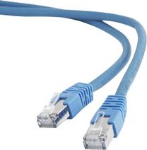 Провод Gembird RJ-45 S/FTP Cat6A LSZH PP6A-LSZHCU-B-1M RJ-45 8P8C, RJ-45 8P8C, 1 м, синий цв.