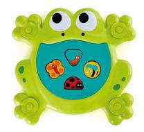 Игрушка для ванны Hape Feed-Me Bath Frog E0209, зеленый цв.