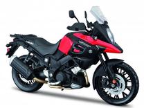 Игрушечный мотоцикл Maisto Suzuki V-Storm 10881309, 1:12, черный цв./красный цв.