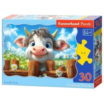 Dėlionė Castorland Lovely Cow, 23 cm x 32 cm, 30 vnt., įvairių spalvų