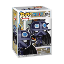 Žaislinė figūrėlė Funko POP! Plus One Piece King 1893, 9 cm, juoda sp./pilka sp.