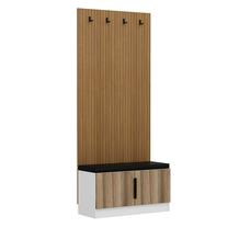 Prieškambario baldų komplektas Kalune Design Noah 8311, riešuto sp.
