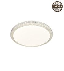 Valgusti plafoon Domoletti Sofia B2349-1-R, LED, 3000 - 6500 °K, 1 x 45 W, valge v. / valge v.