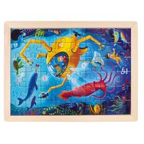 Dėlionė Hape Ocean Rescue E1643A, 22 cm x 29.4 cm, 48 vnt., įvairių spalvų
