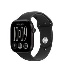 Nutikell Apple Watch Series 12 GPS 46mm MJEK4ET/A, black alumiiniumist korpus koos black sportrihmaga - S/M
