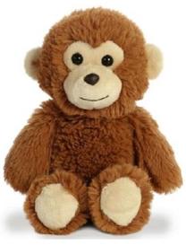 Pliušinis žaislas Aurora Monkey 55987, ruda sp., 28 cm