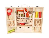 Bērnu darbarīku komplekts Kruzzel Set Of Wooden Tools 9367, daudzkrāsaina