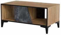 Kavos staliukas Cama Meble Ovo, ąžuolo sp./pilka sp., 90 cm x 50 cm x 39 cm