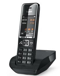 Belaidis, stacionarus telefonas Siemens Comfort 550, juoda sp. Prekė su pažeista pakuote.