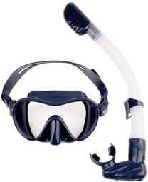 Peldēšanas komplekts Scorpena Snorkeling Set 03021, zilimelns krās.