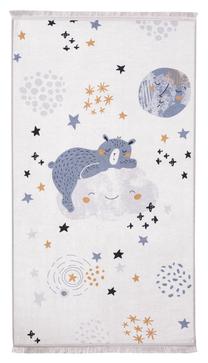 Ковер комнатные Splendid BEAR Printed, белый цв./серый цв., 160 см x 120 см