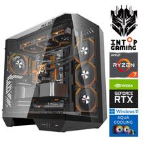 Stacionarus kompiuteris Intop Aqua Ryzen 7 7700X, 3 TB, DDR5 64 GB, SSD+HDD 1 TB 2 TB, Nvidia GeForce RTX 5070Ti 16 GB GDDR7, Windows 11 Pro