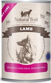 Šlapias šunų maistas Natural Trail Soft Line Lamb, 0.4 kg