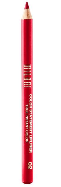 Карандаш для губ Milani Color Statement, 02 true red