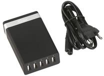 Telefono įkroviklis i-Tec, USB/AC/DC, juoda sp.