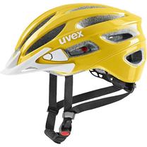 Шлемы велосипедиста для женщин Uvex True Sunbee, белый цв./желтый цв., 55-58 см