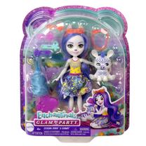 Кукла Mattel Enchantimals Glam & Party Zemirah Zebra & Grainy HNV28, 21 см, многоцветный
