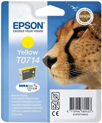 Rašalinio spausdintuvo kasetė Epson T0714, geltona sp.