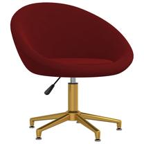 Darba krēsls VLX Swivel Office 330468, 66.5 x 58.5 x 68 - 80 cm, bordo krās.