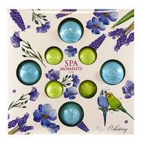 Vannas sāls komplekts, vannas bumbas Chlapu Chlap SPA Moments, 200 g, 8 gab.