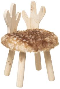 Vaikiška kėdė Atmosphera Deer, ruda sp./smėlio sp., 27 cm x 38 cm