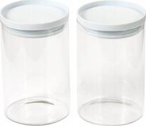Pārtikas uzglabāšanas konteineru komplekts Kesper, 0.8 l, caurspīdīga krās.