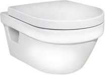 Unitazas, pakabinamas Gustavsberg 5G84 Hygienic Flush, su dangčiu, 415 mm x 410 mm