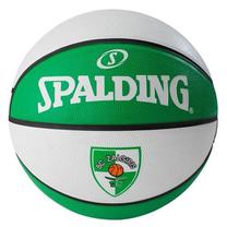 Krepšinio kamuolys Spalding Euroleague Žalgiris, 7 dydis, balta sp./žalia sp.