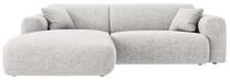 Kampinė sofa Cosmopolitan Design Nolio Haga 06, šviesiai pilka sp., kairinė, 170 x 235 cm x 72 cm