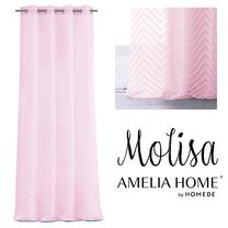 Dienas aizkari AmeliaHome Molisa, rozā krās., 140 cm x 250 cm