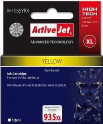 Rašalinio spausdintuvo kasetė ActiveJet Premium AH-935YRX, geltona sp., 12 ml