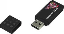 USB atmintinė Goodram UME2 Spring, juoda sp., 32 GB