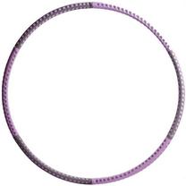 Vingrošanas riņķi Fitness Hoop, 85 cm, 1 kg, pelēka krās./violeta krās.