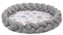 Žaidimų kilimėlis Lulando Braid Velvet Sleepy, 100 cm x 100 cm, įvairių spalvų