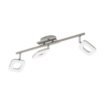 Šviestuvas nukreipiamasis Eglo Litago 97008, LED, 3000 °K, 3 x 4 W, balta sp. / nikelio sp.