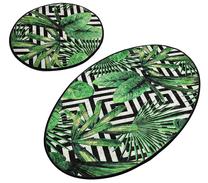 Vonios kilimėlių rinkinys Foutastic Tropic 359CHL1543, įvairių spalvų, 100 cm x 60 cm