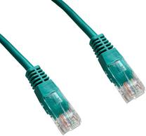 Сетевой кабель Datacom RJ-45, RJ-45, 10 м, зеленый цв.