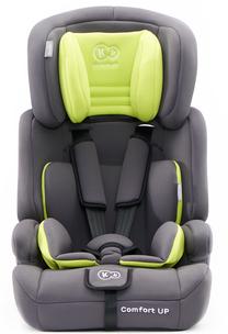 Automobilinė kėdutė KinderKraft Comfort Up, žalia sp./pilka sp., 9 - 36 kg