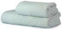 Vannas dvieļu komplekts Foutastic Towel Set Esse, piparmētra (mint) krās., 140 cm x 70 cm, 2 gab.
