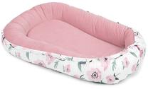 Kūdikio lizdelis MamoTato Baby Nest Cocoon Double Sided, 58 x 92 cm, balta sp./rožinė sp.