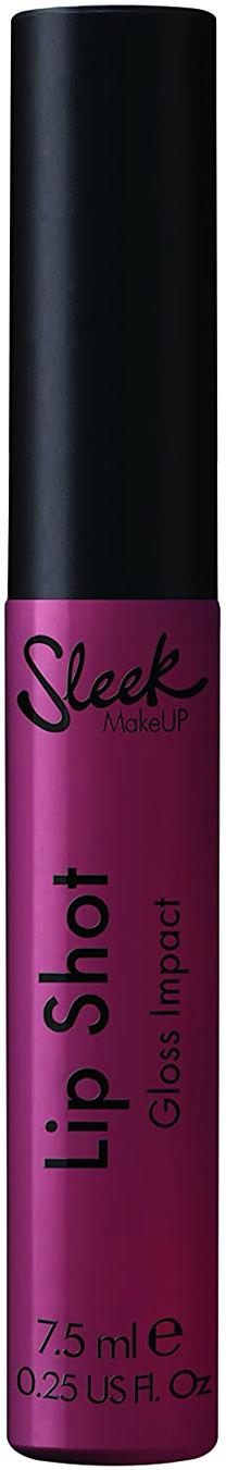 Lūpų blizgis Sleek MakeUP Lip Shot, 7.5 ml, bordo sp., behind closed doors