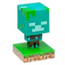 Šviestuvas Paladone Minecraft Drowned Zombie Icon, žalia sp.