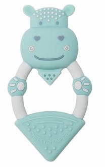 Прорезыватель Cheeky Chompers Hippo, зеленый цв.